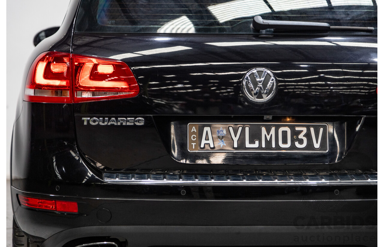 7/2013 Volkswagen Touareg V6 TDI (AWD) 7P MY13.5 4d Wagon Deep Black Pearl Turbo Diesel V6 3.0L
