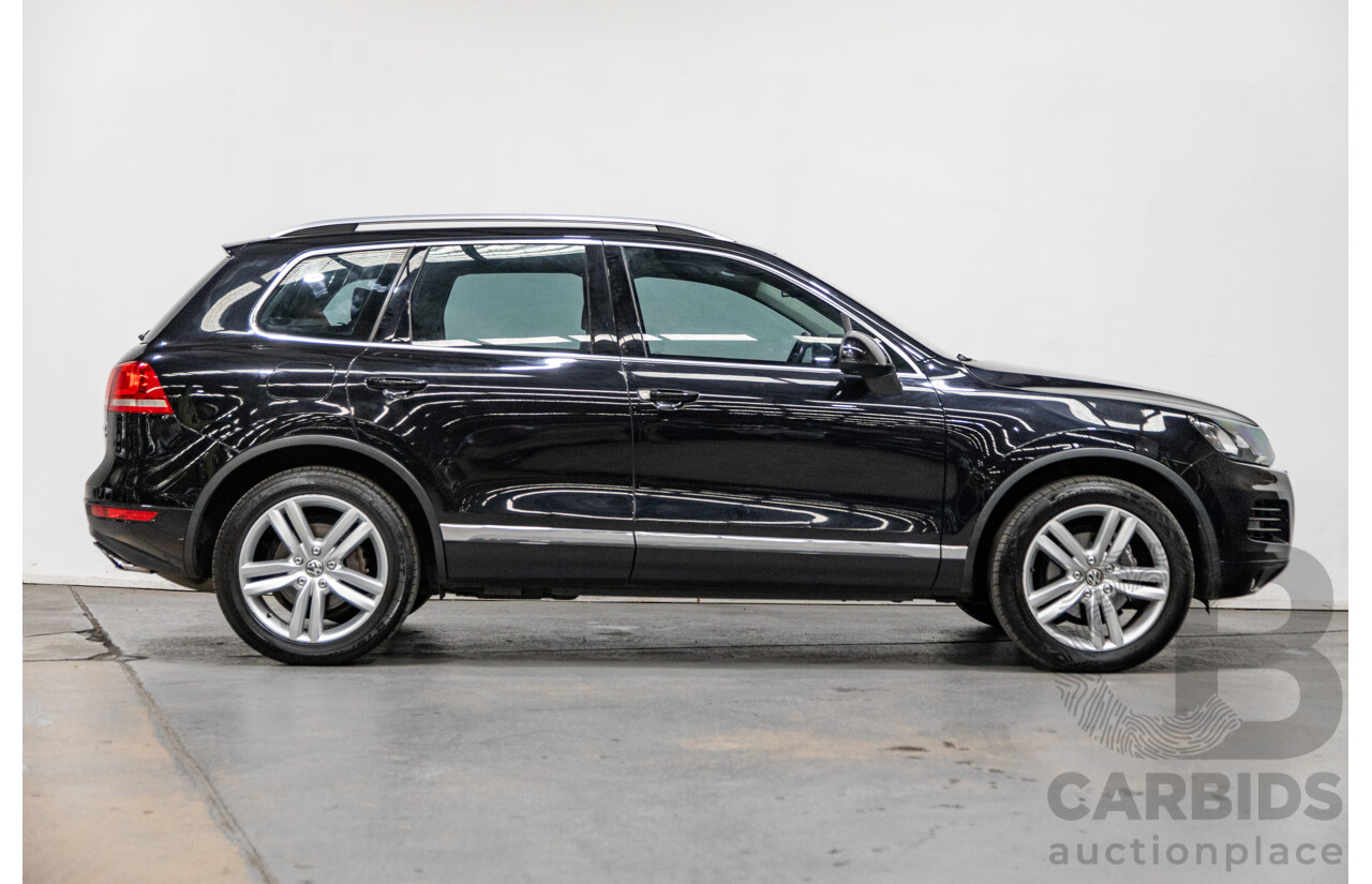 7/2013 Volkswagen Touareg V6 TDI (AWD) 7P MY13.5 4d Wagon Deep Black Pearl Turbo Diesel V6 3.0L