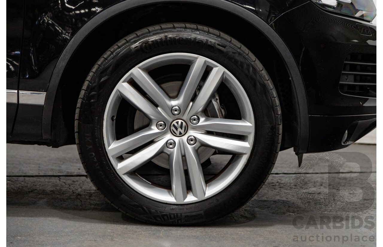 7/2013 Volkswagen Touareg V6 TDI (AWD) 7P MY13.5 4d Wagon Deep Black Pearl Turbo Diesel V6 3.0L