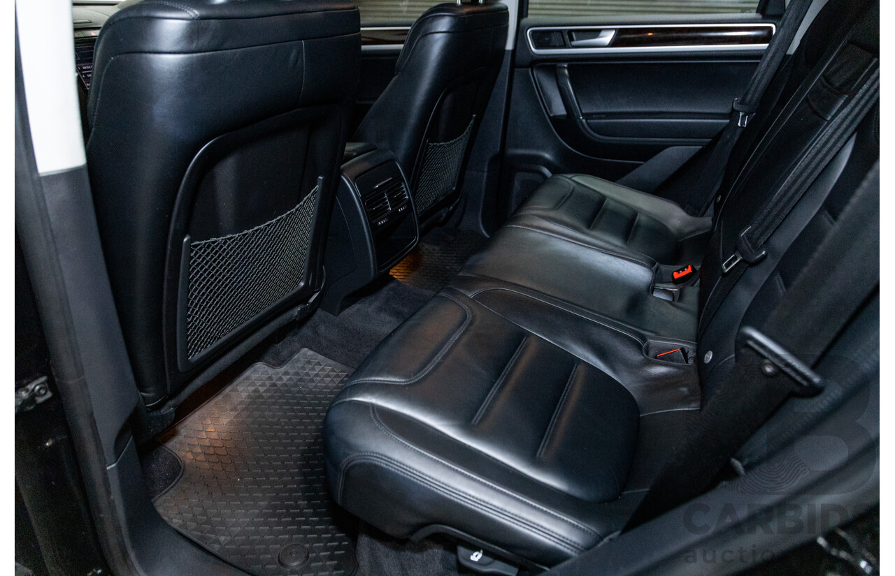 7/2013 Volkswagen Touareg V6 TDI (AWD) 7P MY13.5 4d Wagon Deep Black Pearl Turbo Diesel V6 3.0L