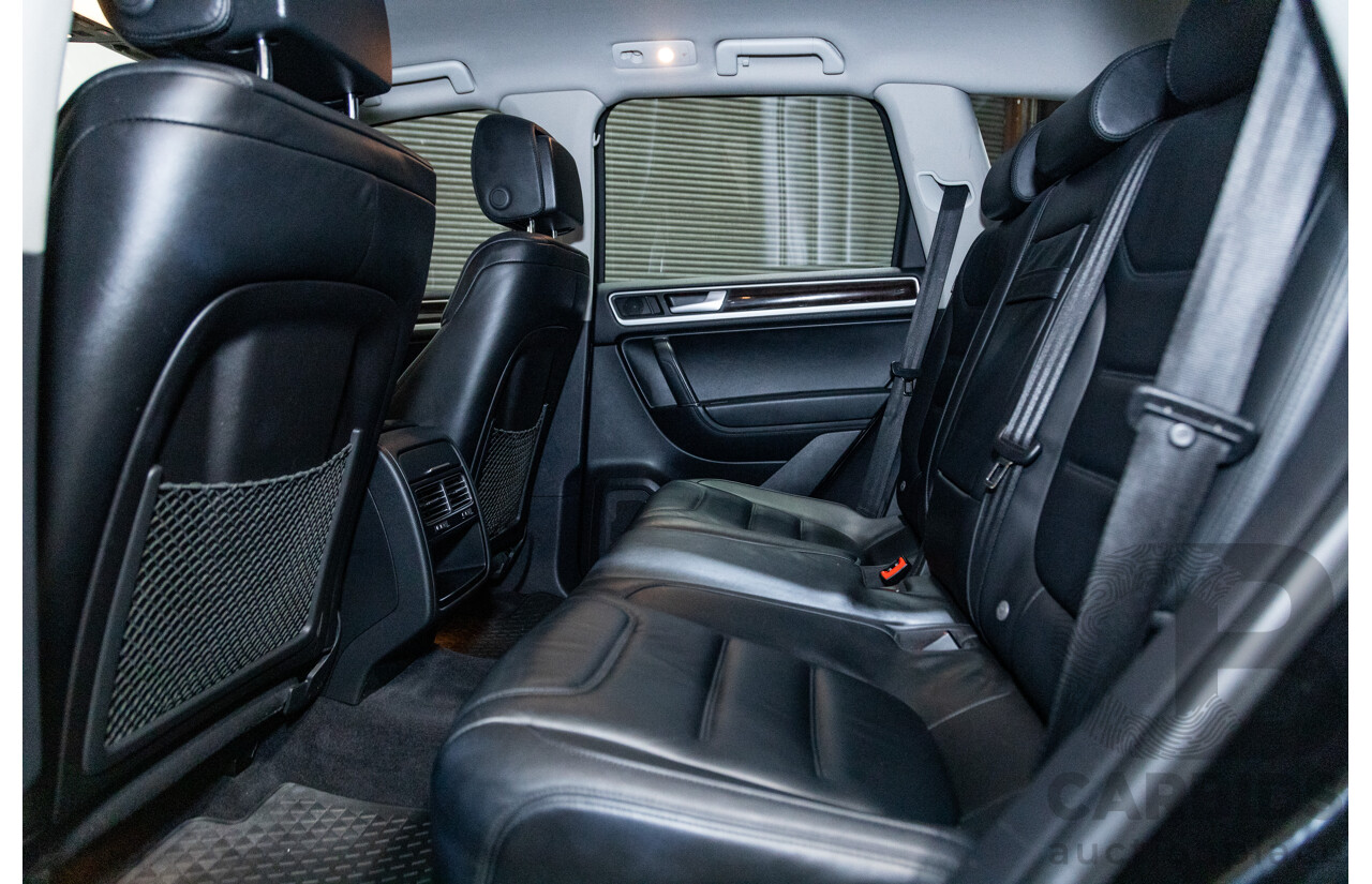 7/2013 Volkswagen Touareg V6 TDI (AWD) 7P MY13.5 4d Wagon Deep Black Pearl Turbo Diesel V6 3.0L