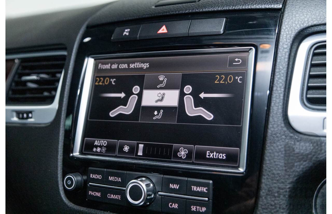 7/2013 Volkswagen Touareg V6 TDI (AWD) 7P MY13.5 4d Wagon Deep Black Pearl Turbo Diesel V6 3.0L