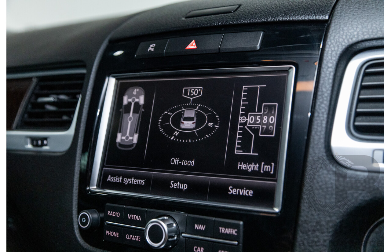 7/2013 Volkswagen Touareg V6 TDI (AWD) 7P MY13.5 4d Wagon Deep Black Pearl Turbo Diesel V6 3.0L
