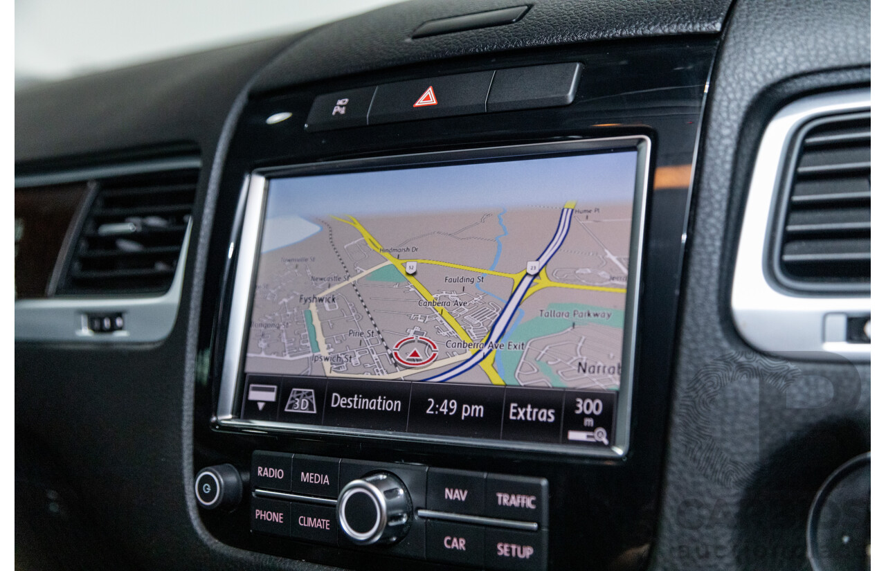 7/2013 Volkswagen Touareg V6 TDI (AWD) 7P MY13.5 4d Wagon Deep Black Pearl Turbo Diesel V6 3.0L