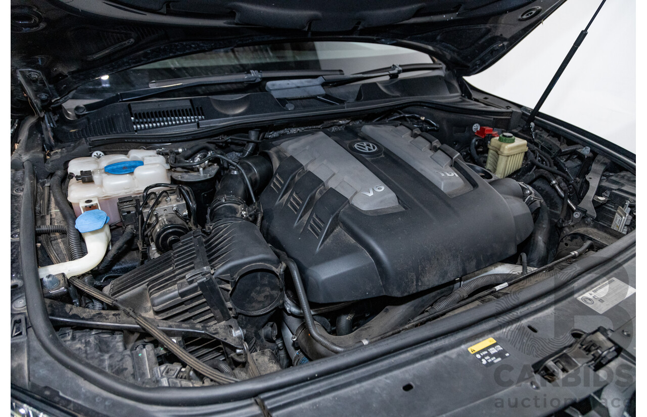 7/2013 Volkswagen Touareg V6 TDI (AWD) 7P MY13.5 4d Wagon Deep Black Pearl Turbo Diesel V6 3.0L