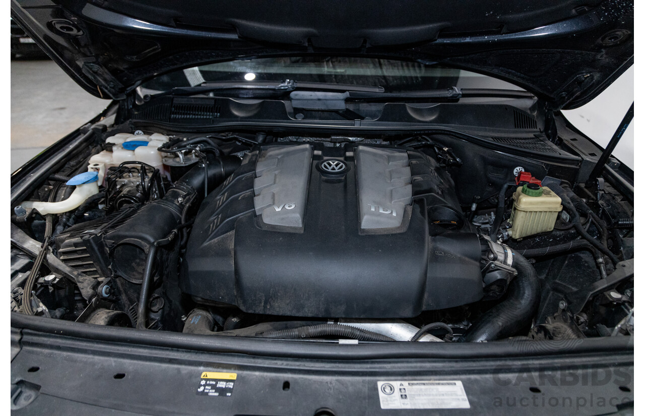 7/2013 Volkswagen Touareg V6 TDI (AWD) 7P MY13.5 4d Wagon Deep Black Pearl Turbo Diesel V6 3.0L