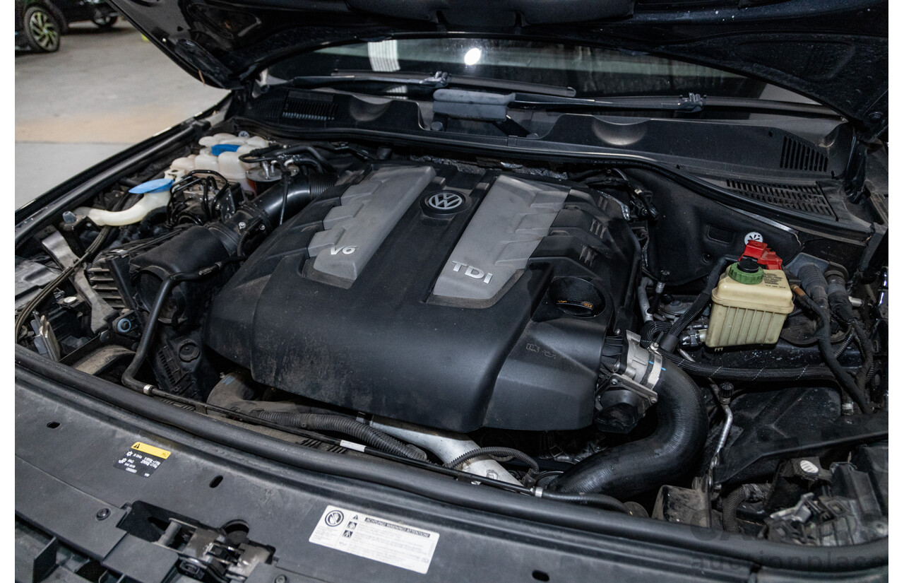 7/2013 Volkswagen Touareg V6 TDI (AWD) 7P MY13.5 4d Wagon Deep Black Pearl Turbo Diesel V6 3.0L