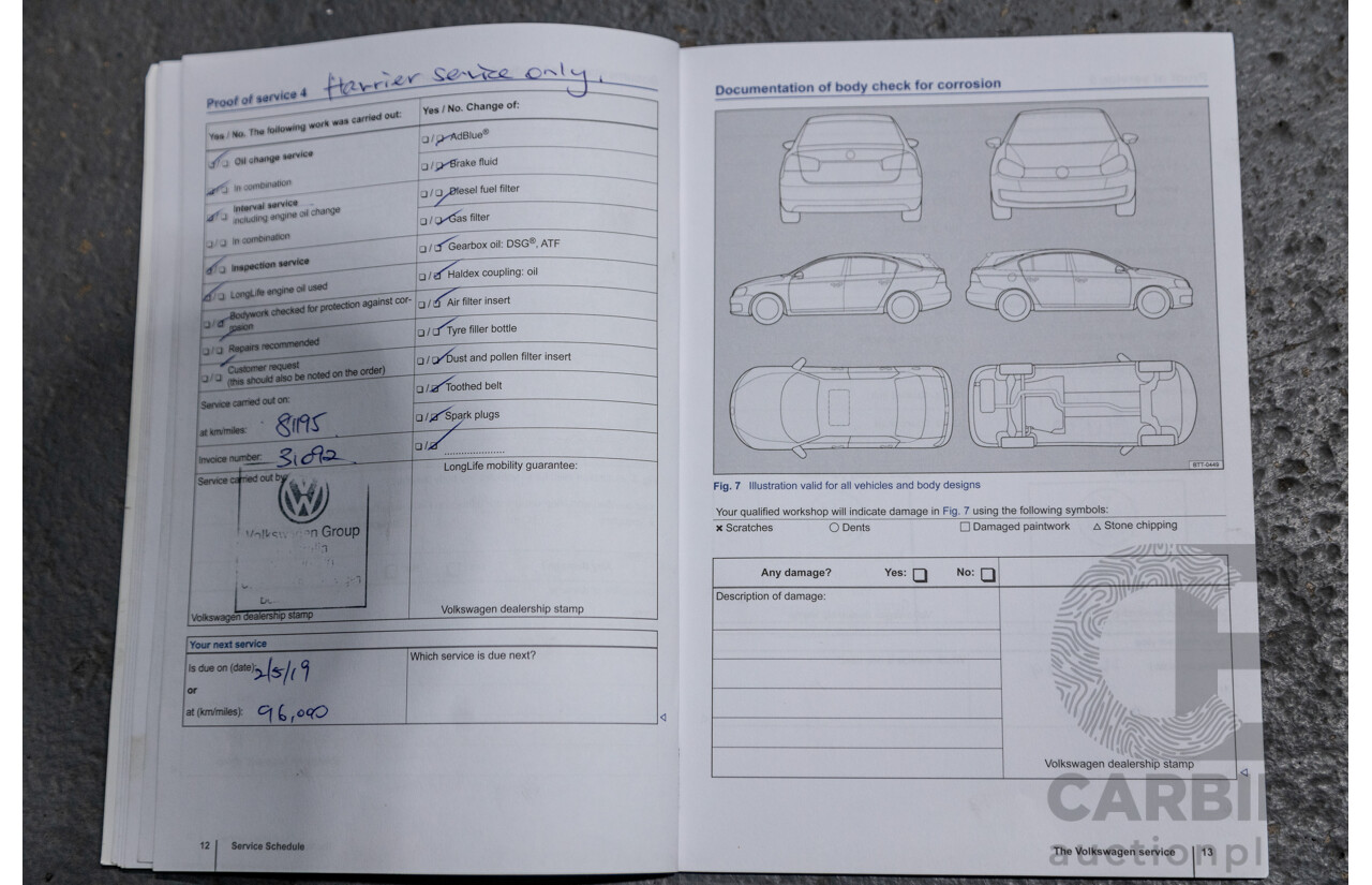 7/2013 Volkswagen Touareg V6 TDI (AWD) 7P MY13.5 4d Wagon Deep Black Pearl Turbo Diesel V6 3.0L