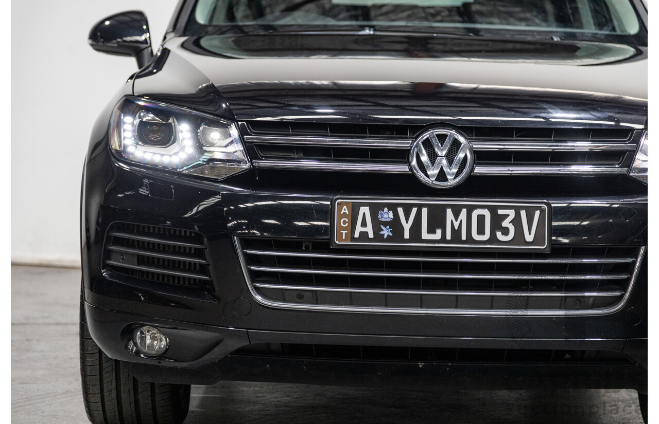7/2013 Volkswagen Touareg V6 TDI (AWD) 7P MY13.5 4d Wagon Deep Black Pearl Turbo Diesel V6 3.0L