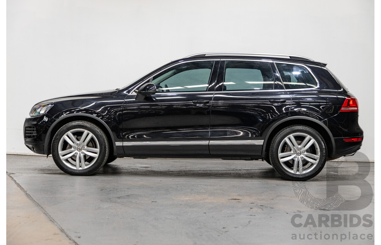 7/2013 Volkswagen Touareg V6 TDI (AWD) 7P MY13.5 4d Wagon Deep Black Pearl Turbo Diesel V6 3.0L