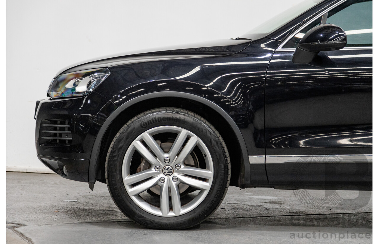 7/2013 Volkswagen Touareg V6 TDI (AWD) 7P MY13.5 4d Wagon Deep Black Pearl Turbo Diesel V6 3.0L