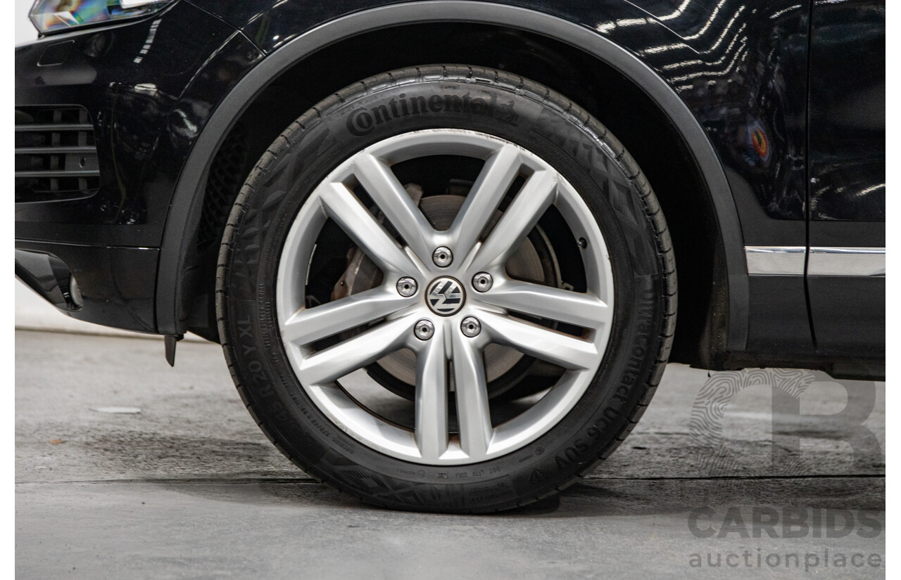 7/2013 Volkswagen Touareg V6 TDI (AWD) 7P MY13.5 4d Wagon Deep Black Pearl Turbo Diesel V6 3.0L