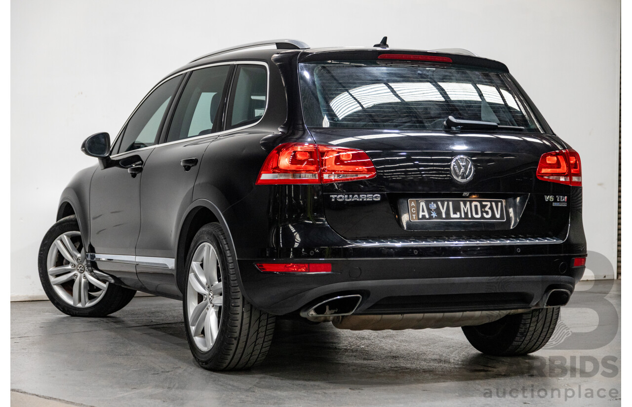 7/2013 Volkswagen Touareg V6 TDI (AWD) 7P MY13.5 4d Wagon Deep Black Pearl Turbo Diesel V6 3.0L