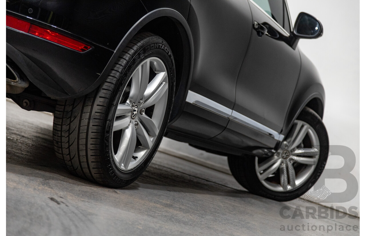 7/2013 Volkswagen Touareg V6 TDI (AWD) 7P MY13.5 4d Wagon Deep Black Pearl Turbo Diesel V6 3.0L