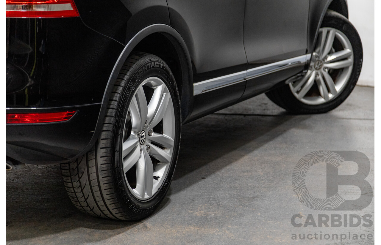 7/2013 Volkswagen Touareg V6 TDI (AWD) 7P MY13.5 4d Wagon Deep Black Pearl Turbo Diesel V6 3.0L