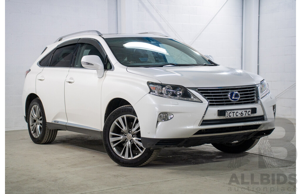 4/2014 Lexus RX450h Luxury (4x4) - Lot 1555456 | CARBIDS