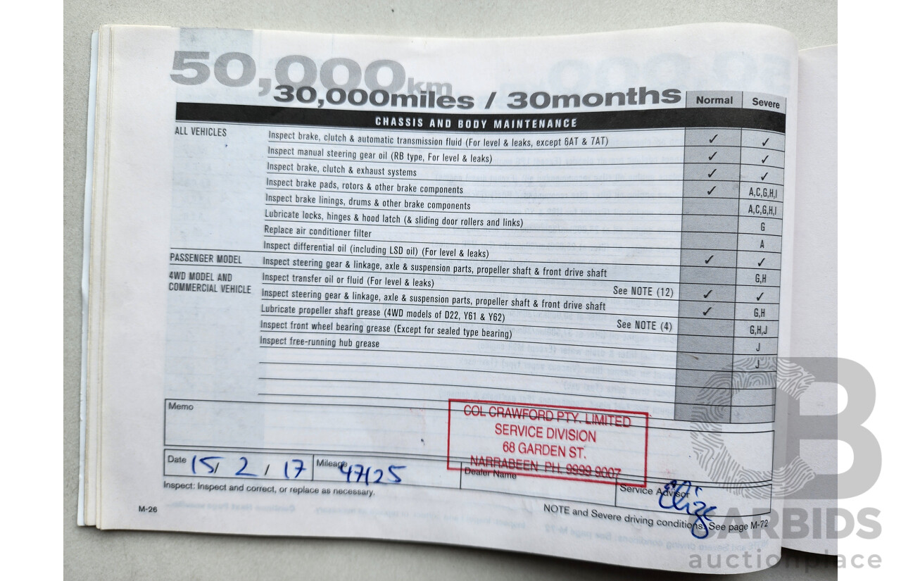 03/2014 Nissan Pathfinder ST-L (4x4) 4WD R52 4D Wagon White 3.5L