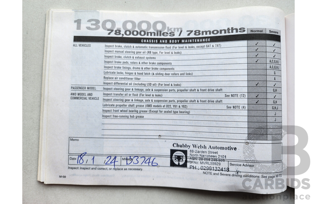 03/2014 Nissan Pathfinder ST-L (4x4) 4WD R52 4D Wagon White 3.5L