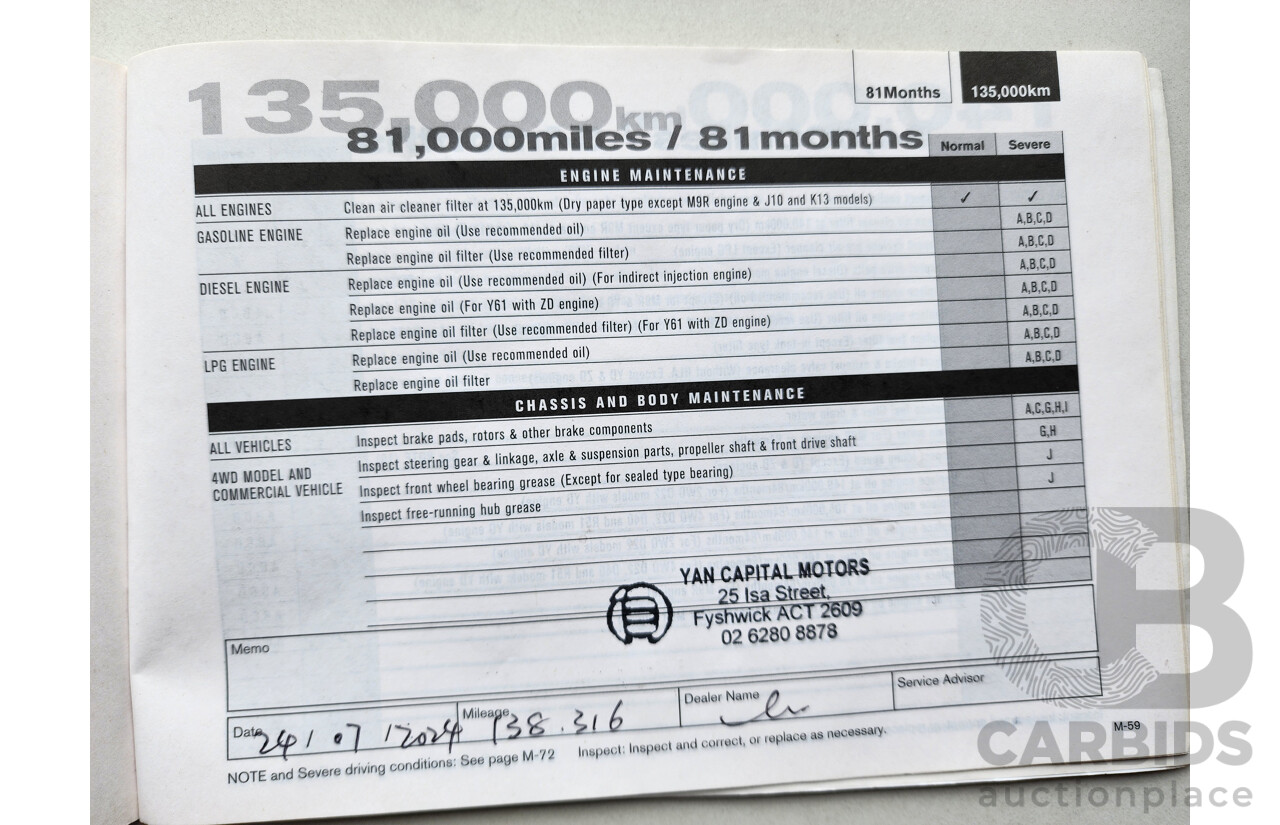 03/2014 Nissan Pathfinder ST-L (4x4) 4WD R52 4D Wagon White 3.5L