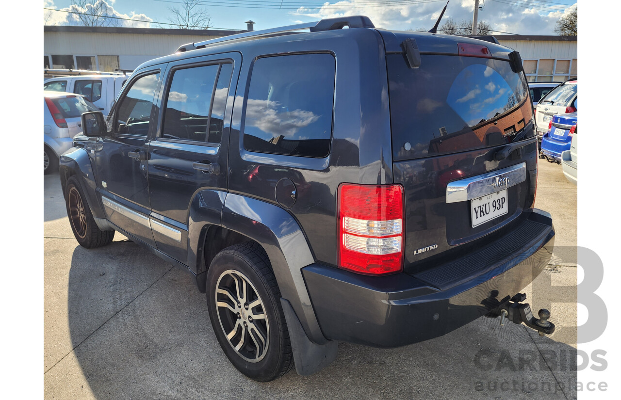 08/2011 Jeep Cherokee LIMITED 70TH ANNIVERSARY 4x4 KK 4D Wagon Grey 3.7L
