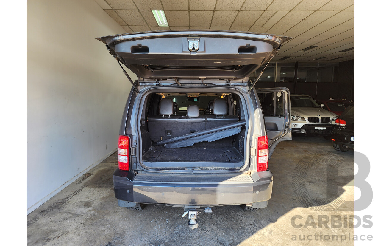 08/2011 Jeep Cherokee LIMITED 70TH ANNIVERSARY 4x4 KK 4D Wagon Grey 3.7L