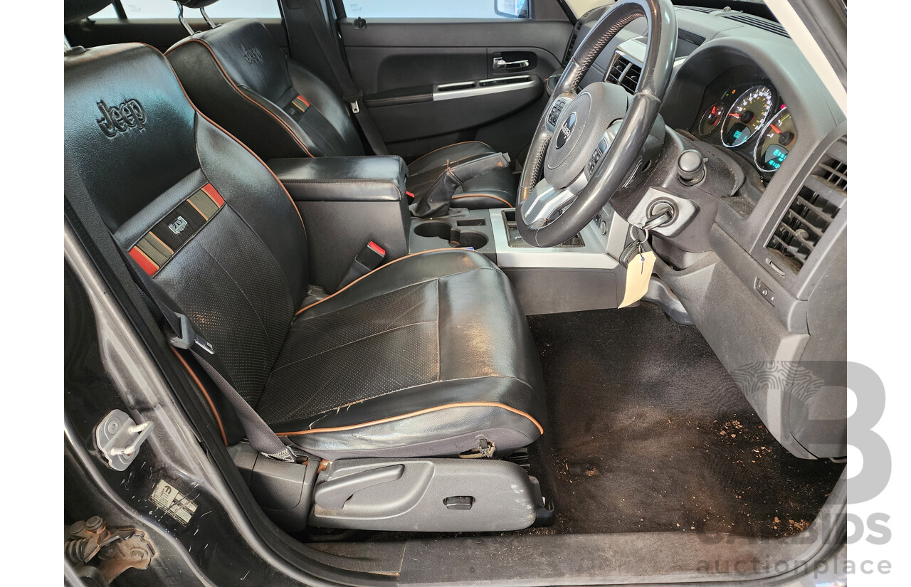 08/2011 Jeep Cherokee LIMITED 70TH ANNIVERSARY 4x4 KK 4D Wagon Grey 3.7L