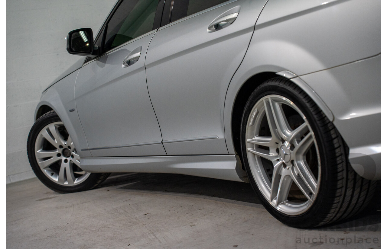 9/2008 Mercedes Benz C280 Avantgarde W204 4d Sedan Iridium Silver V6 3.0L