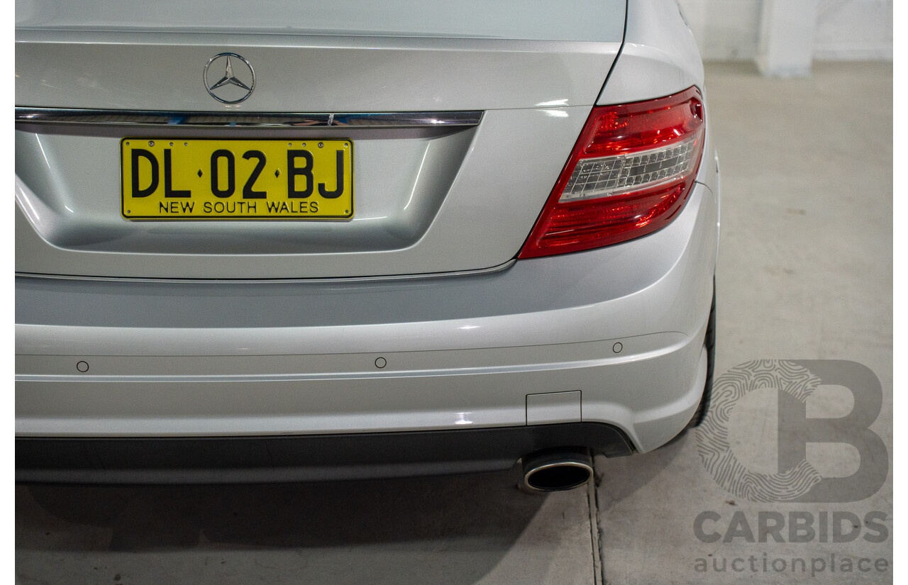 9/2008 Mercedes Benz C280 Avantgarde W204 4d Sedan Iridium Silver V6 3.0L
