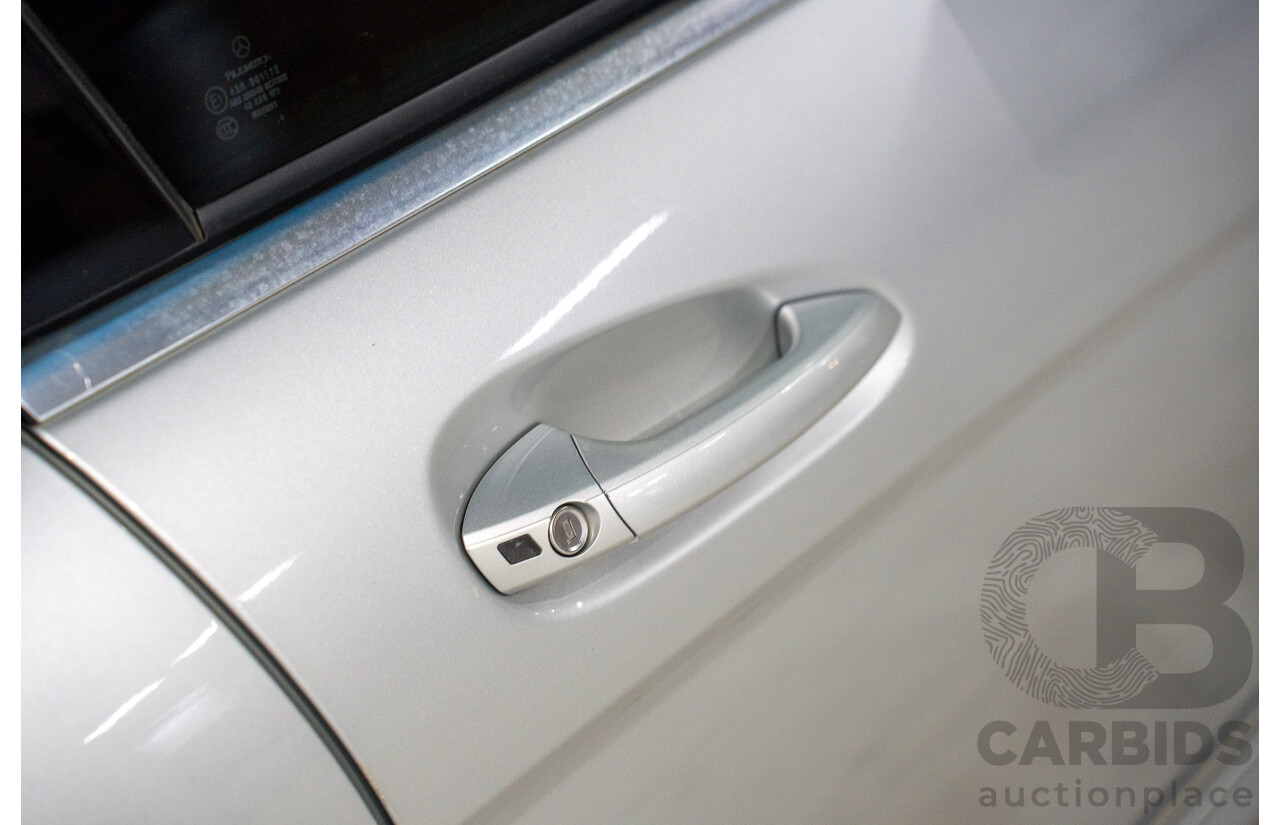 9/2008 Mercedes Benz C280 Avantgarde W204 4d Sedan Iridium Silver V6 3.0L