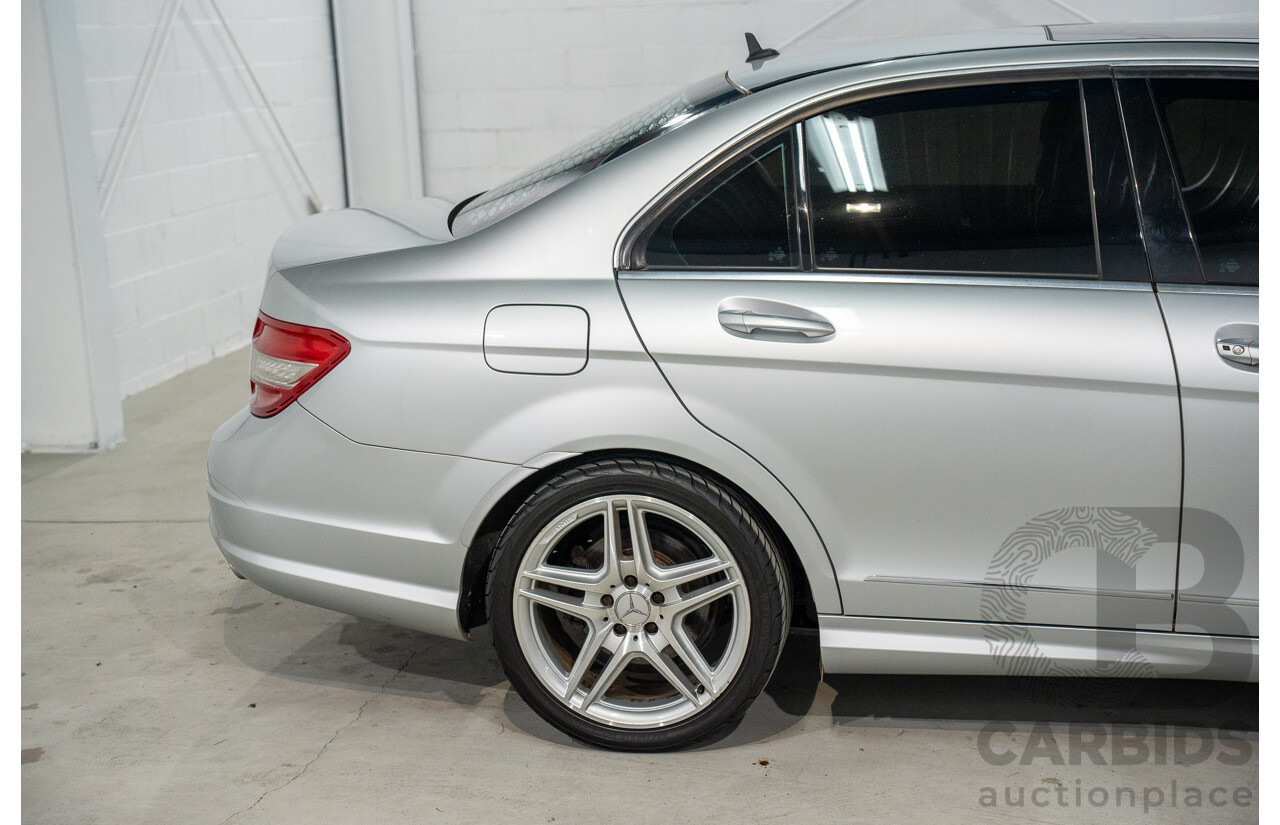 9/2008 Mercedes Benz C280 Avantgarde W204 4d Sedan Iridium Silver V6 3.0L
