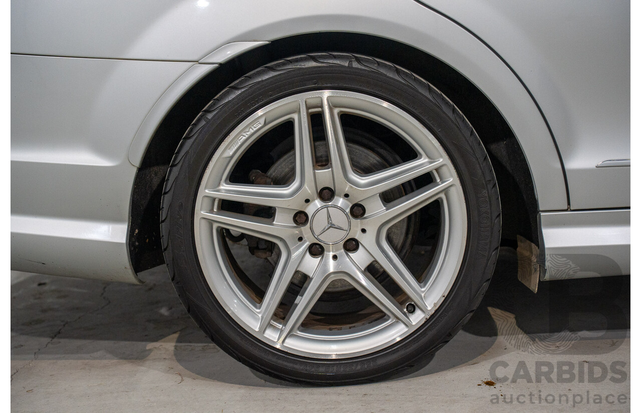 9/2008 Mercedes Benz C280 Avantgarde W204 4d Sedan Iridium Silver V6 3.0L