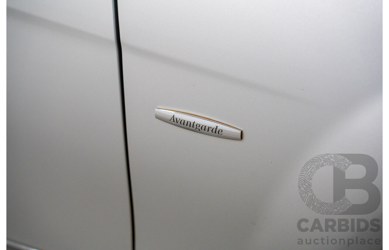 9/2008 Mercedes Benz C280 Avantgarde W204 4d Sedan Iridium Silver V6 3.0L