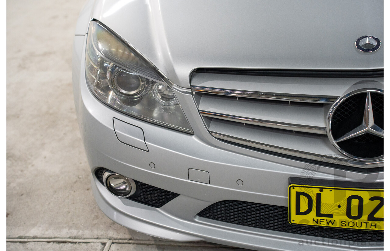 9/2008 Mercedes Benz C280 Avantgarde W204 4d Sedan Iridium Silver V6 3.0L