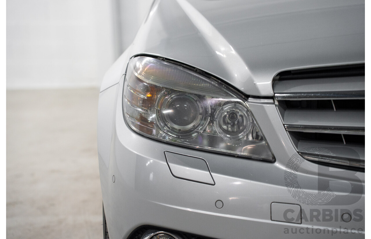 9/2008 Mercedes Benz C280 Avantgarde W204 4d Sedan Iridium Silver V6 3.0L
