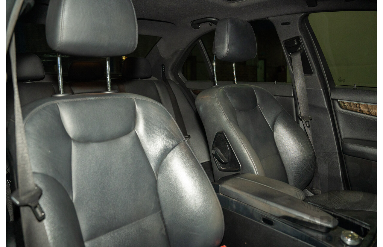 9/2008 Mercedes Benz C280 Avantgarde W204 4d Sedan Iridium Silver V6 3.0L