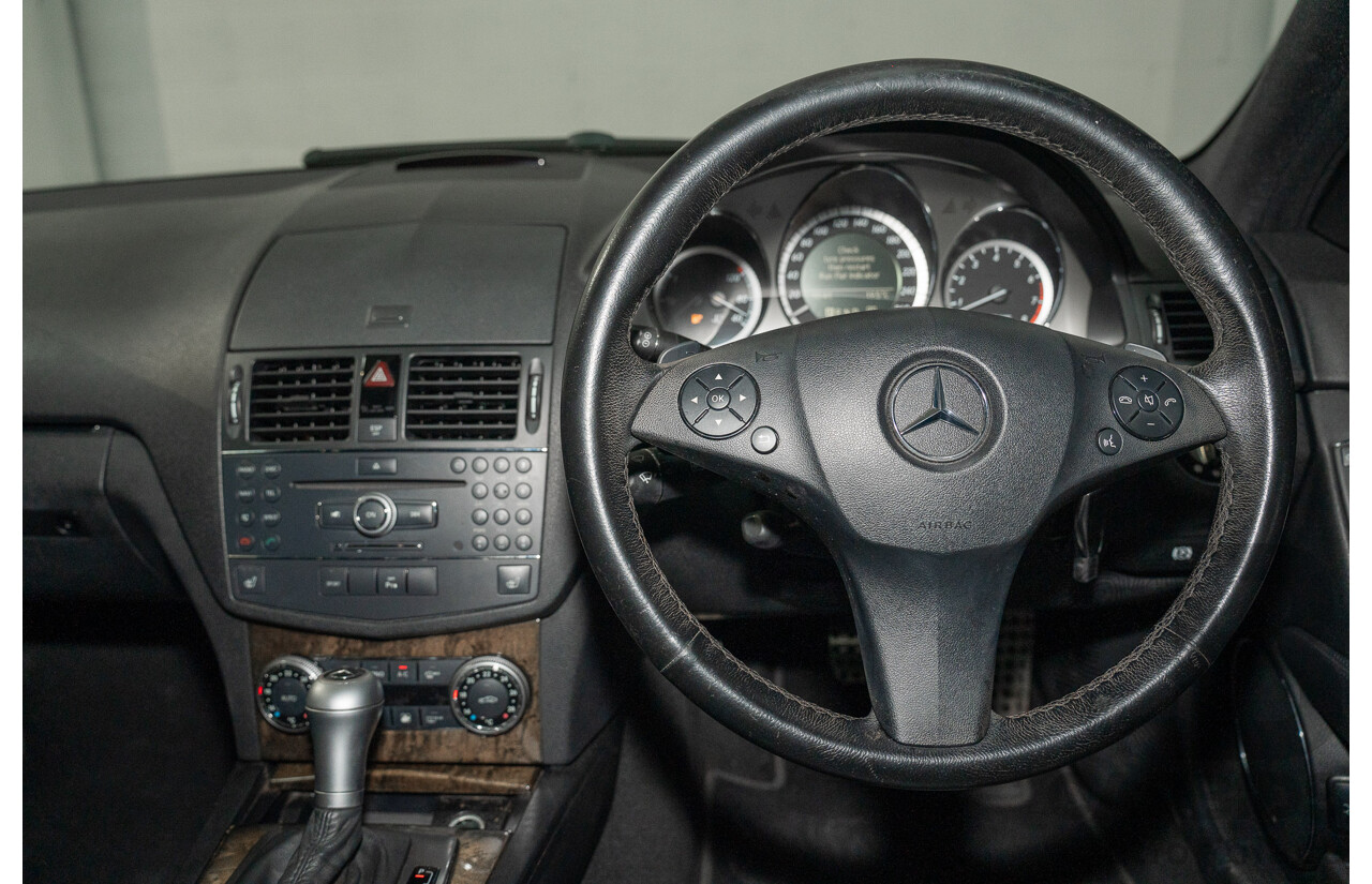 9/2008 Mercedes Benz C280 Avantgarde W204 4d Sedan Iridium Silver V6 3.0L