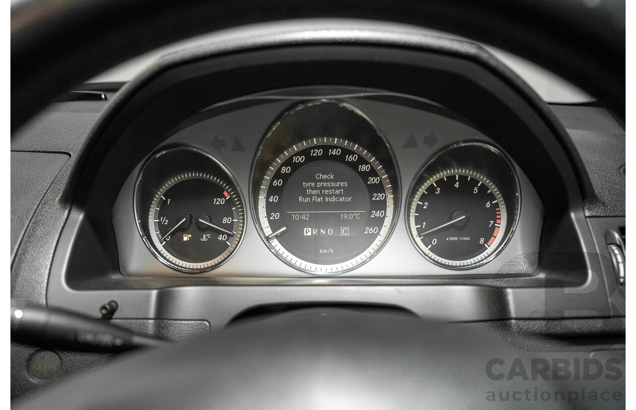 9/2008 Mercedes Benz C280 Avantgarde W204 4d Sedan Iridium Silver V6 3.0L