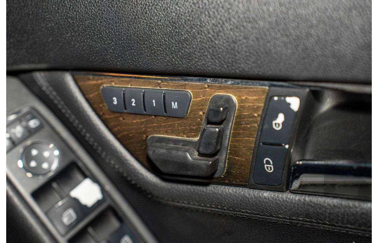 9/2008 Mercedes Benz C280 Avantgarde W204 4d Sedan Iridium Silver V6 3.0L