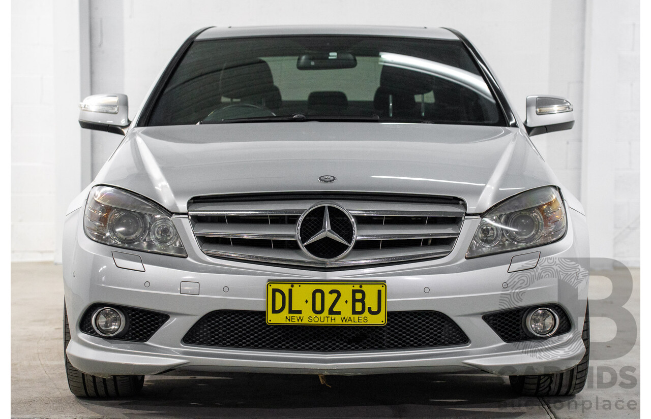 9/2008 Mercedes Benz C280 Avantgarde W204 4d Sedan Iridium Silver V6 3.0L