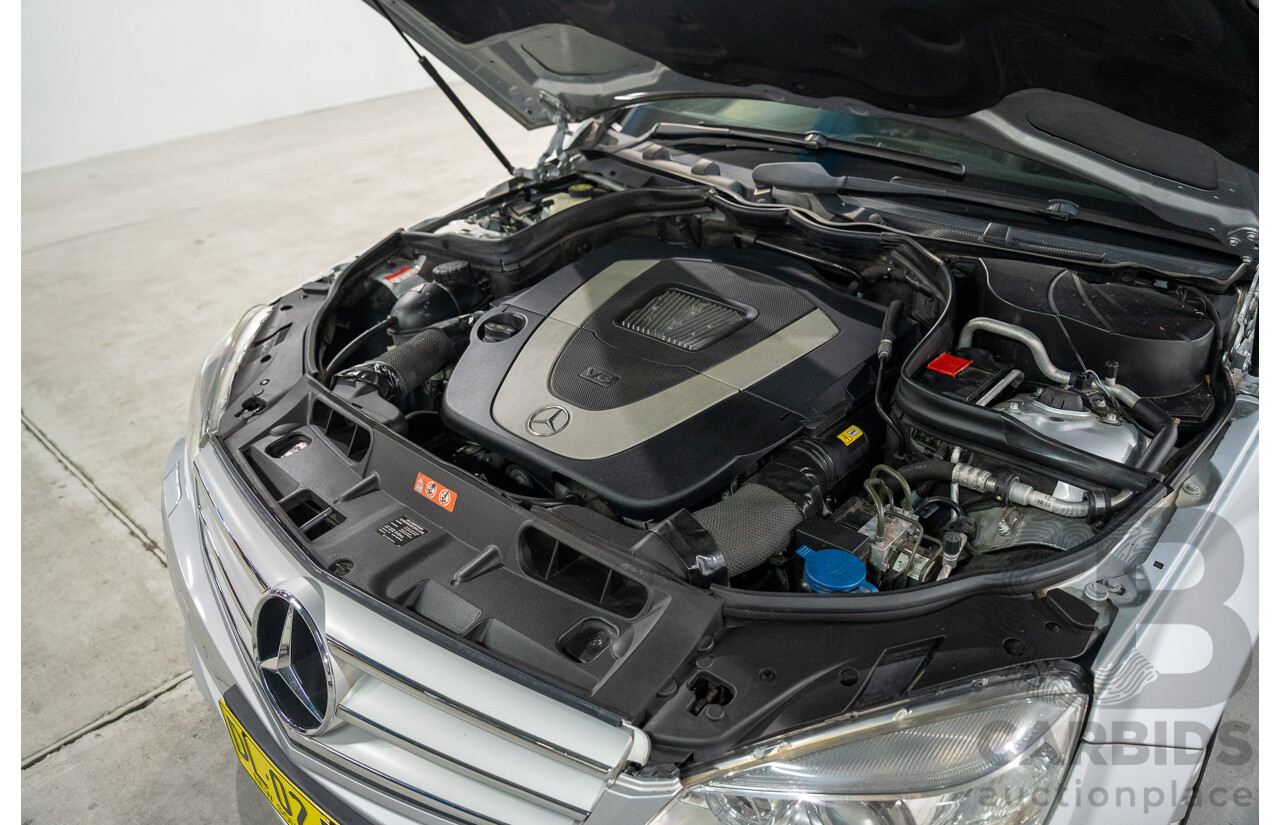 9/2008 Mercedes Benz C280 Avantgarde W204 4d Sedan Iridium Silver V6 3.0L