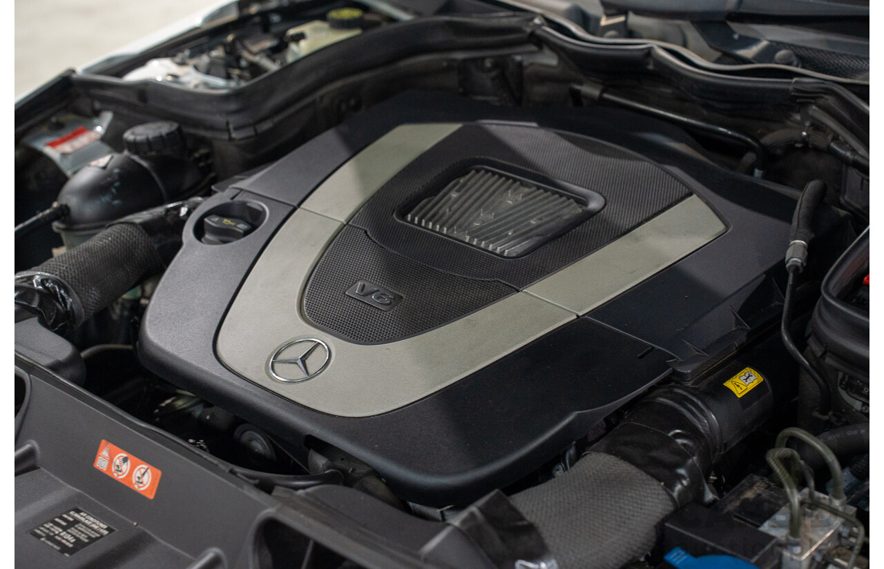 9/2008 Mercedes Benz C280 Avantgarde W204 4d Sedan Iridium Silver V6 3.0L