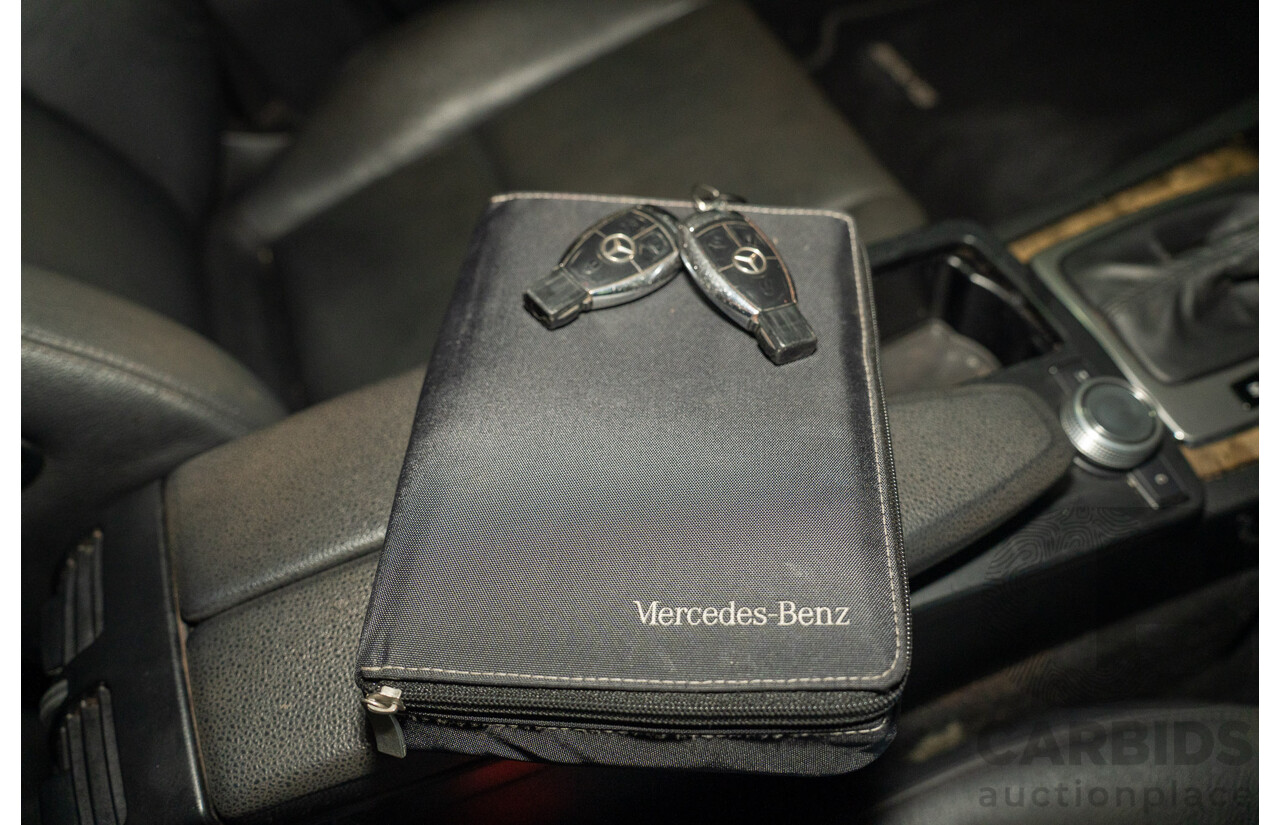 9/2008 Mercedes Benz C280 Avantgarde W204 4d Sedan Iridium Silver V6 3.0L