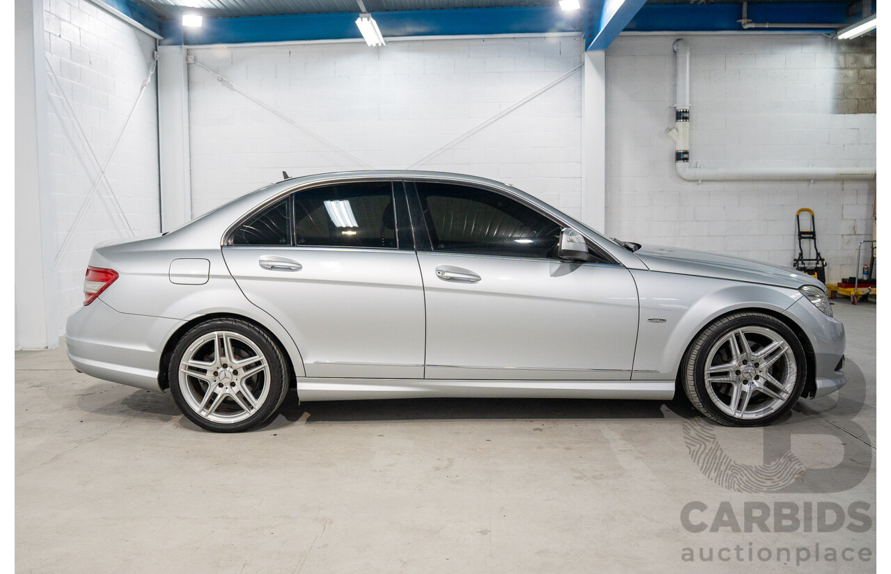 9/2008 Mercedes Benz C280 Avantgarde W204 4d Sedan Iridium Silver V6 3.0L