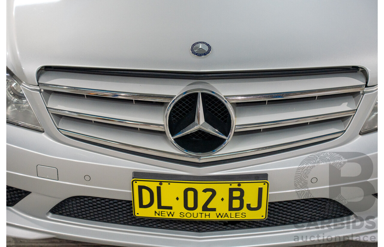 9/2008 Mercedes Benz C280 Avantgarde W204 4d Sedan Iridium Silver V6 3.0L