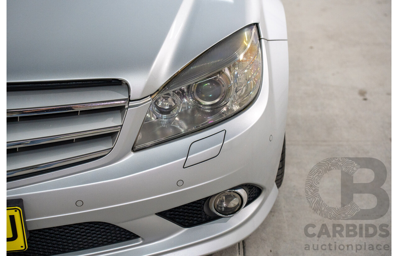 9/2008 Mercedes Benz C280 Avantgarde W204 4d Sedan Iridium Silver V6 3.0L