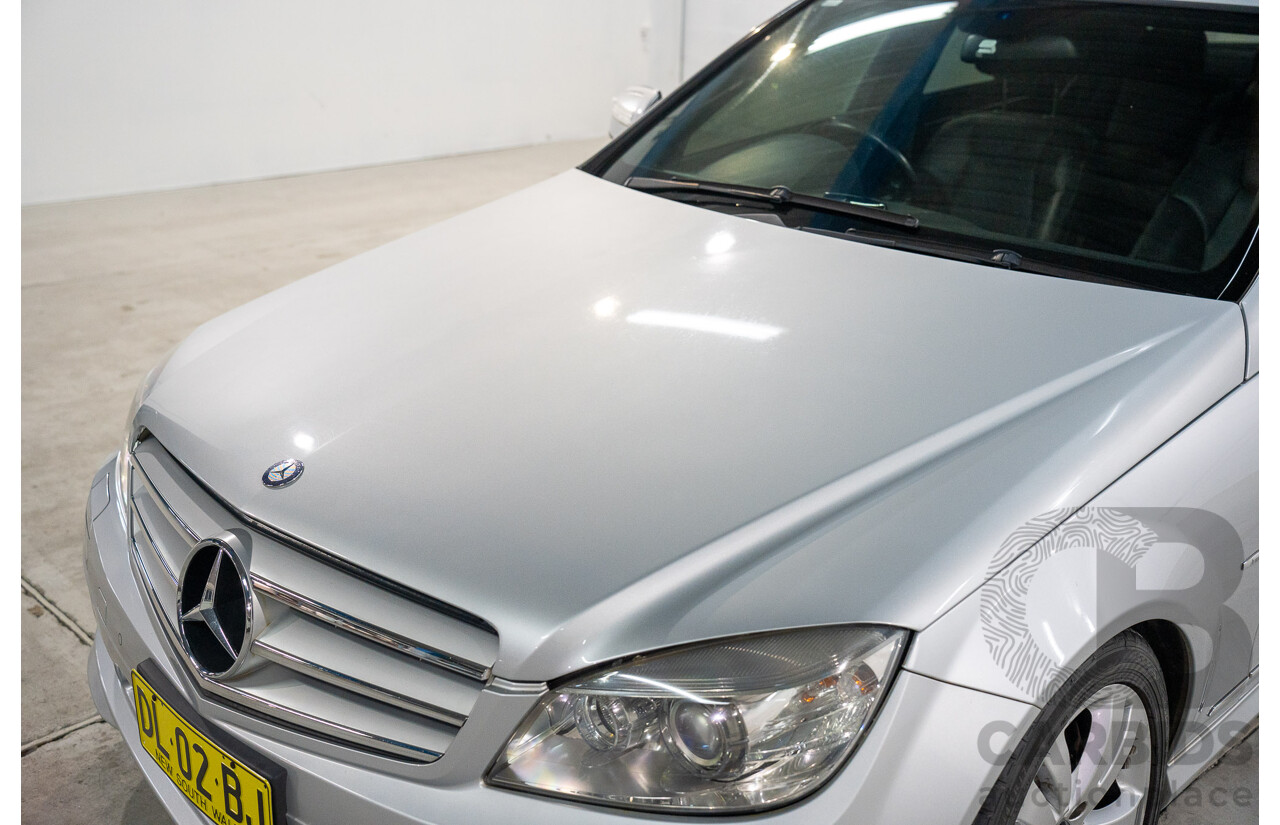 9/2008 Mercedes Benz C280 Avantgarde W204 4d Sedan Iridium Silver V6 3.0L