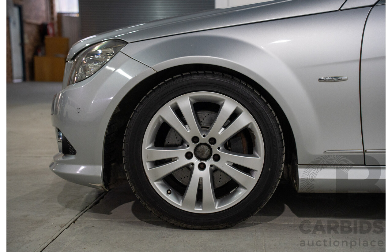 9/2008 Mercedes Benz C280 Avantgarde W204 4d Sedan Iridium Silver V6 3.0L