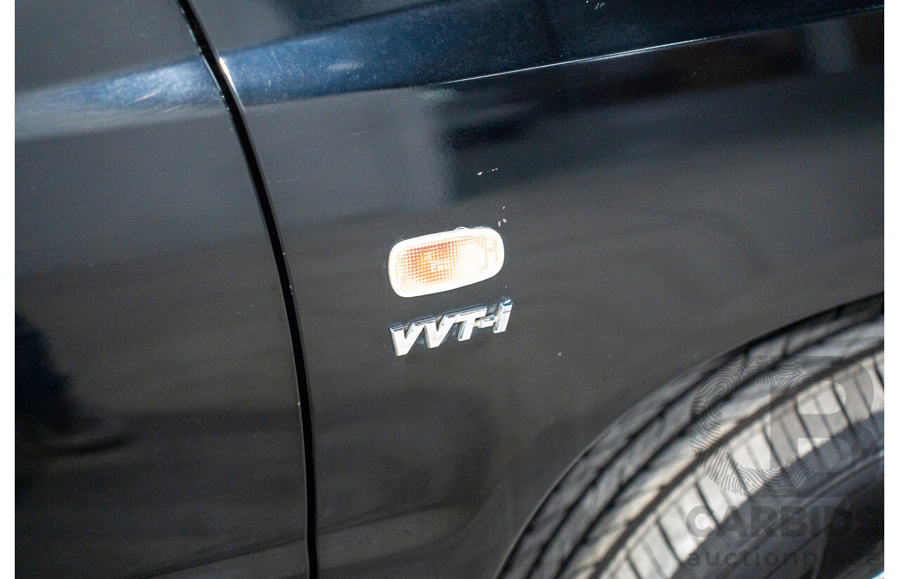 1/2005 Toyota Kluger CVX (AWD) MCU28R Upgrade 4d Wagon Black V6 3.3L