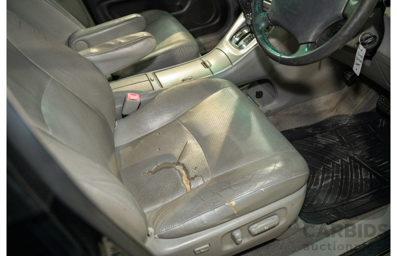 1/2005 Toyota Kluger CVX (AWD) MCU28R Upgrade 4d Wagon Black V6 3.3L