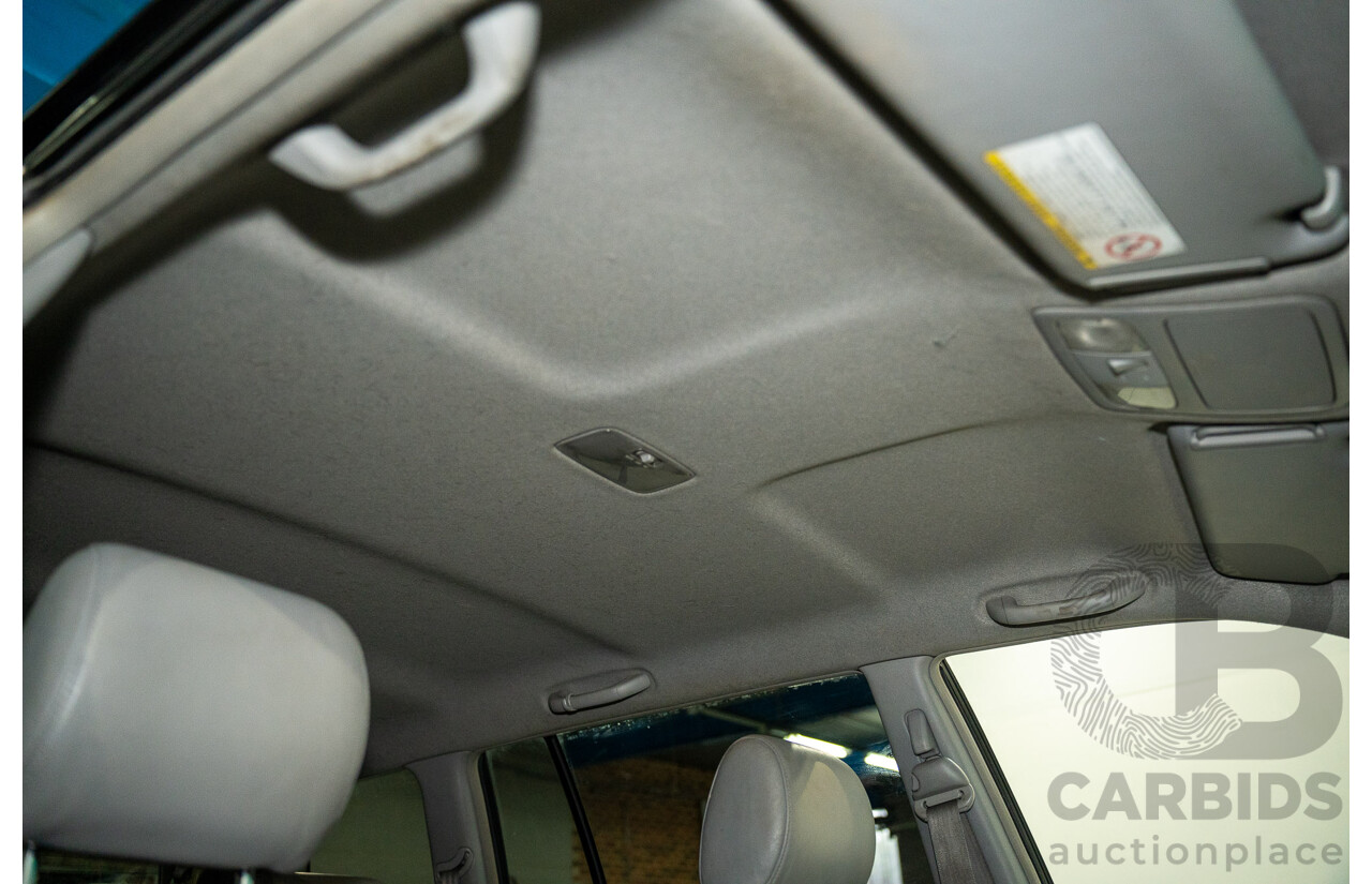 1/2005 Toyota Kluger CVX (AWD) MCU28R Upgrade 4d Wagon Black V6 3.3L